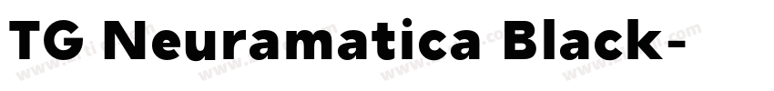 TG Neuramatica Black字体转换